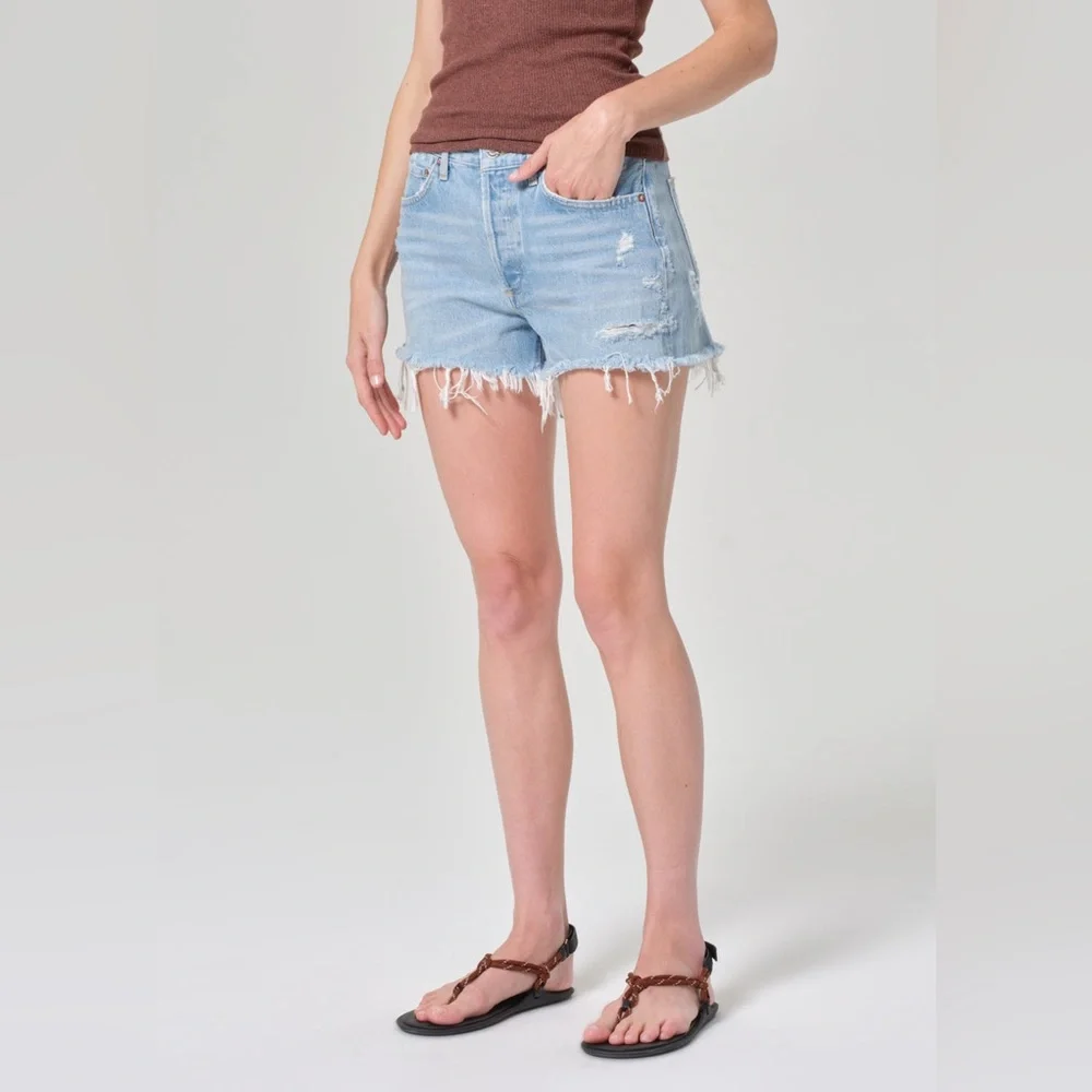 Agolde Parker Vintage Cut Off Short in Swapmeet